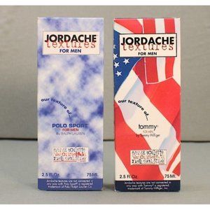 Jordache Textures For Men Version Of Polo Sport & Tommy  2.5 Fl oz Almost Full
